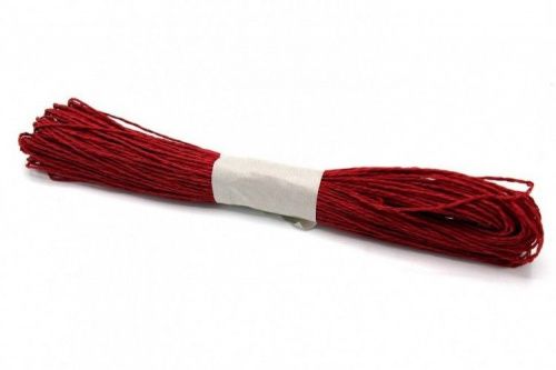 Жгут бумажный 50 м алый