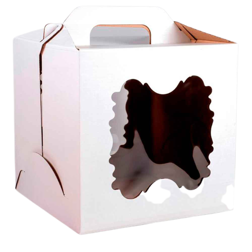 Коробка для торта 30 см*30 см*30 см с ручкой 20 шт